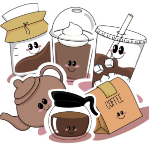 Coffee Lover Sticker Pack